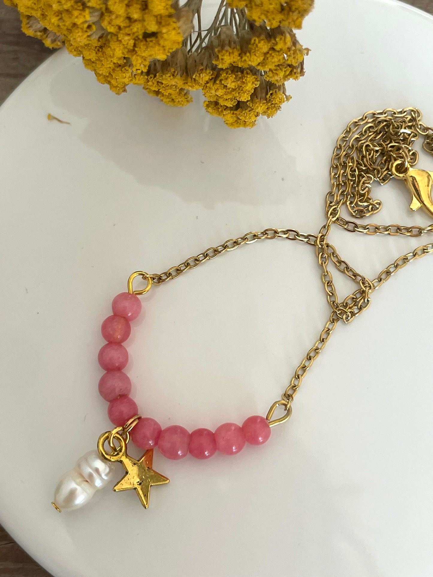 Collana charms con stella