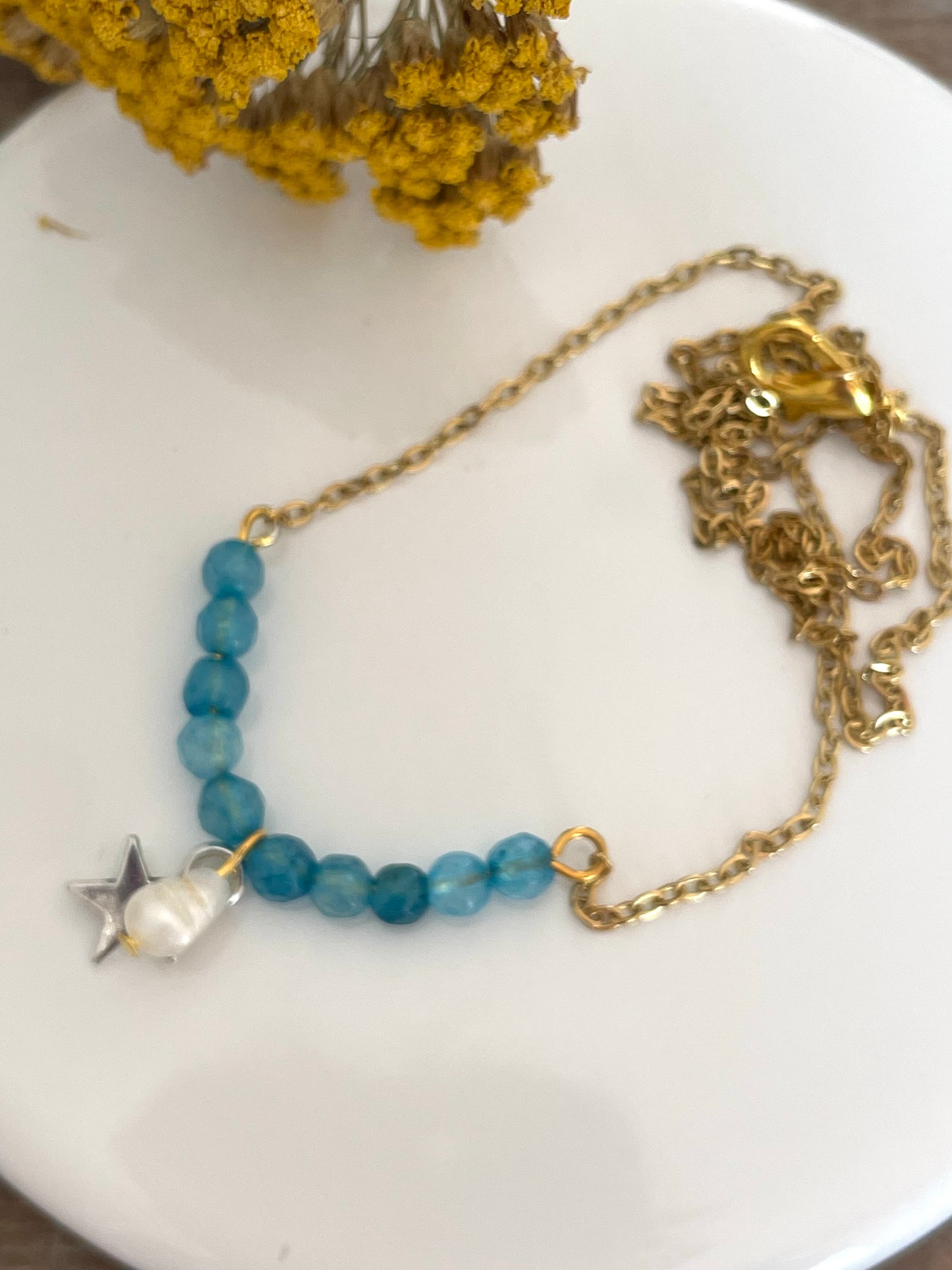 Collana charms con stella