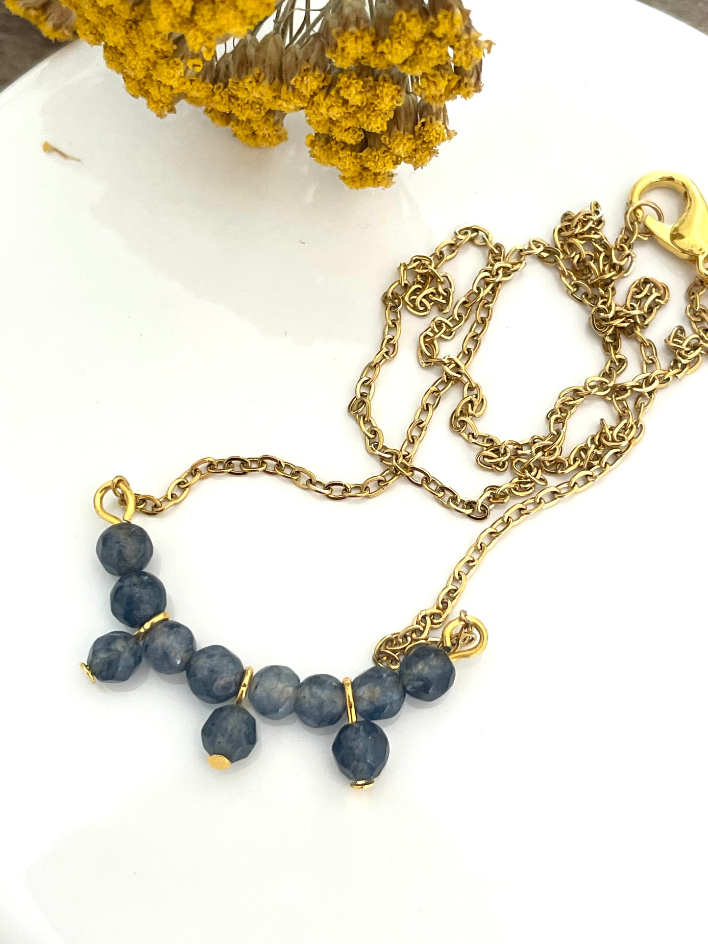 Collana charms tre pendenti