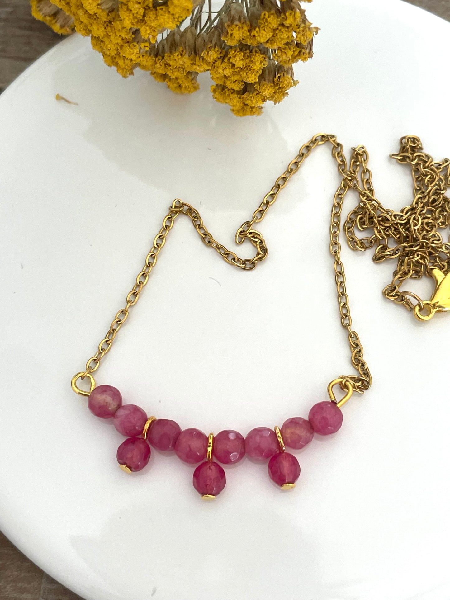 Collana charms tre pendenti