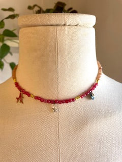 Collana CORALLO var. rosa corallo