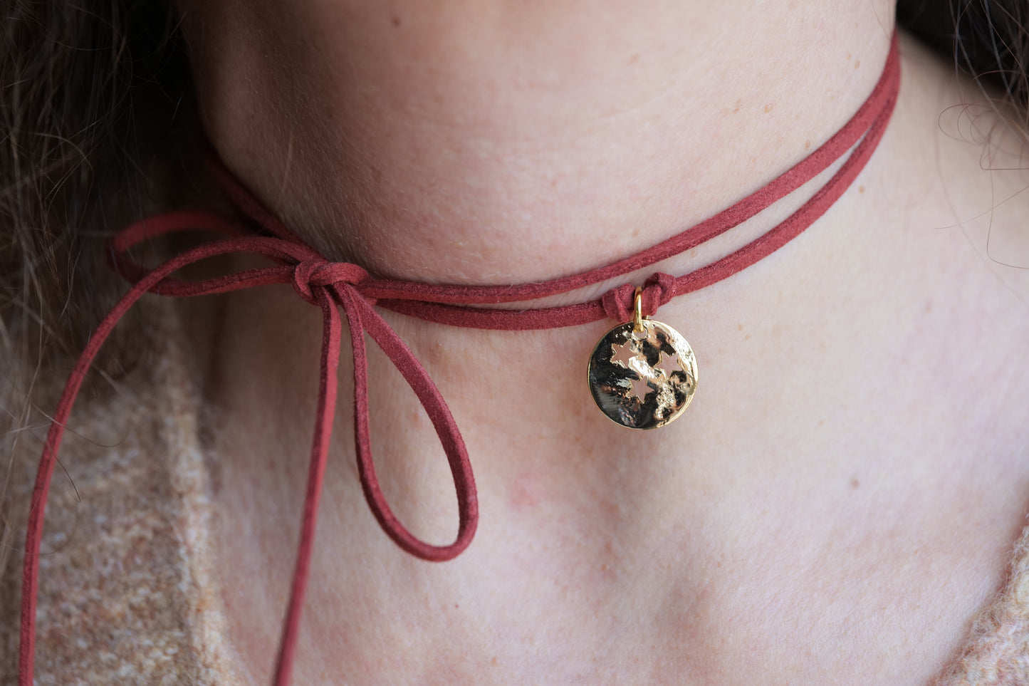 Choker piccole stelle tondo